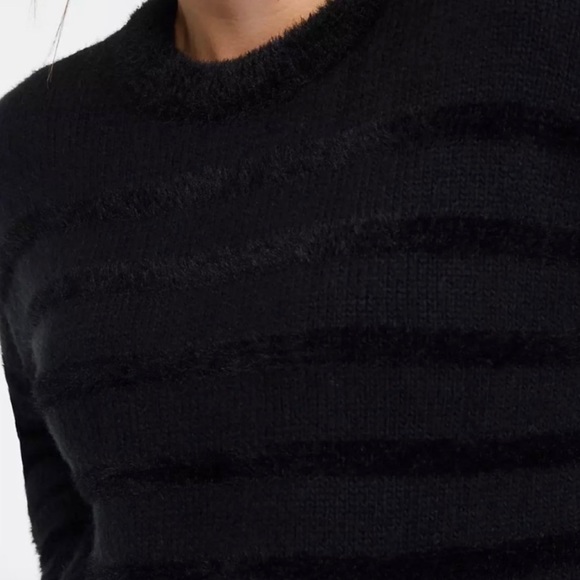 Ann Taylor Striped Fringe Sweater - Picture 3 of 8